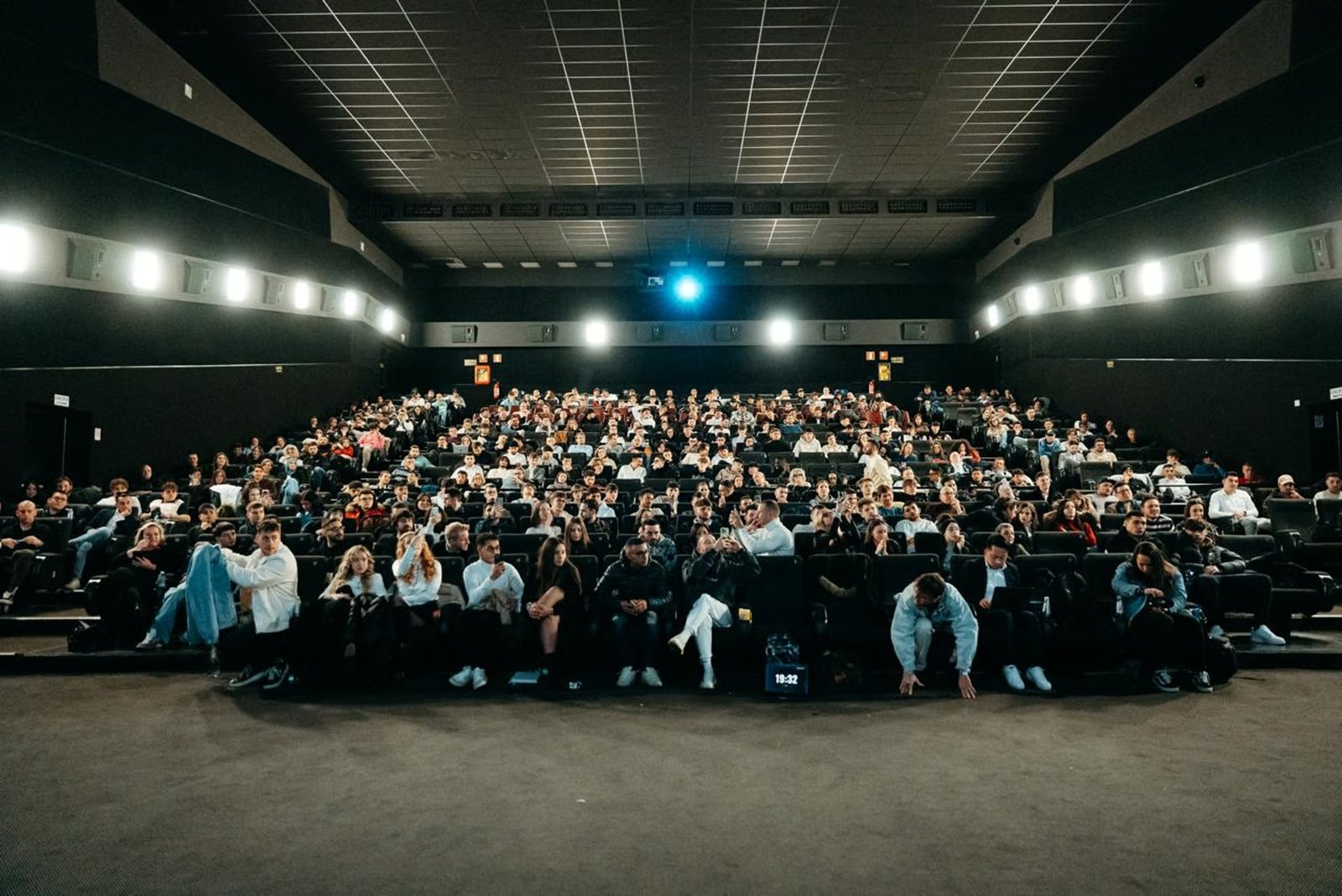 Community Retired Young in auditorium